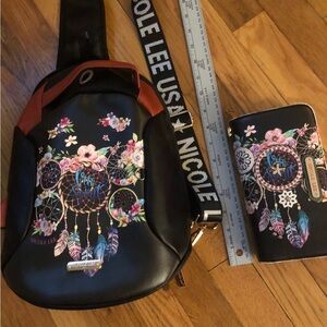 Nicole Lee Dreamcatcher Mini Backpack and Wallet  Set